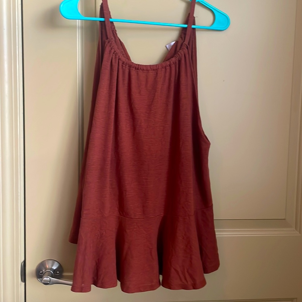 Old Navy peplum tank top